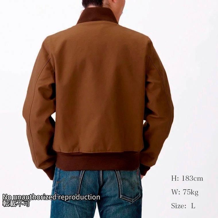 IHM-44】L-2Bタイプコットンダックジャケット IHM-44】L-2Bタイプコットンダックジャケット