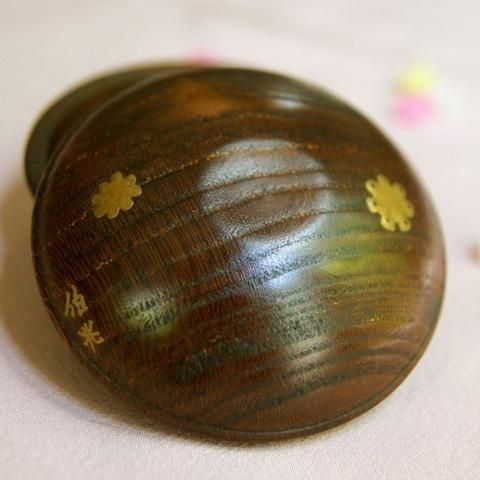 蒔絵屋・伯兆 千鳥蒔絵香合 - 日本の美しい手仕事 和雑貨 翠
