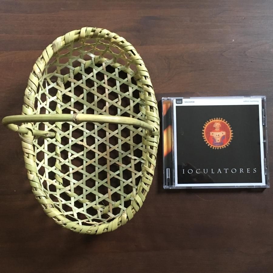 青森 根曲竹 三上幸男さんの楕円浅手籠