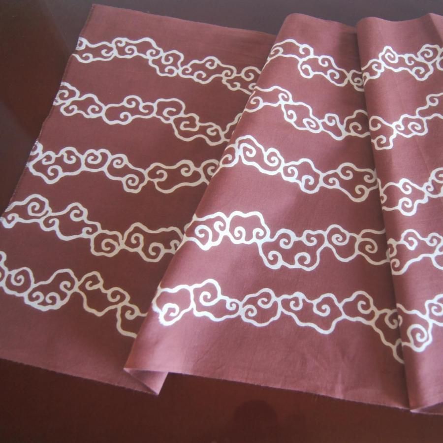 あひろ屋 てぬぐい 雲繋ぎ - 日本の美しい手仕事 和雑貨 翠｜Japanese