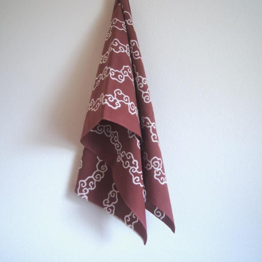 あひろ屋 てぬぐい 雲繋ぎ - 日本の美しい手仕事 和雑貨 翠｜Japanese