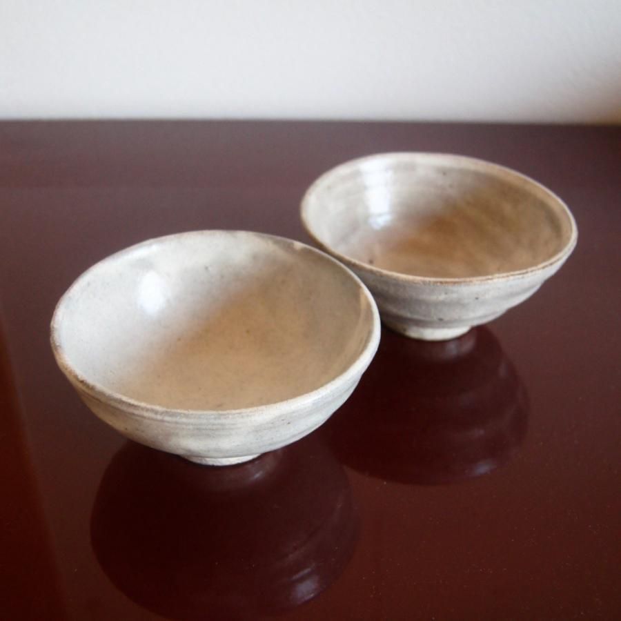 青人窯 粉引 茶碗（中） - 日本の美しい手仕事 和雑貨 翠
