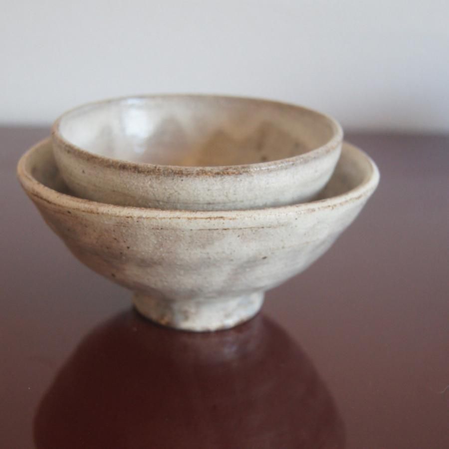 青人窯 粉引 茶碗（小） - 日本の美しい手仕事 和雑貨 翠
