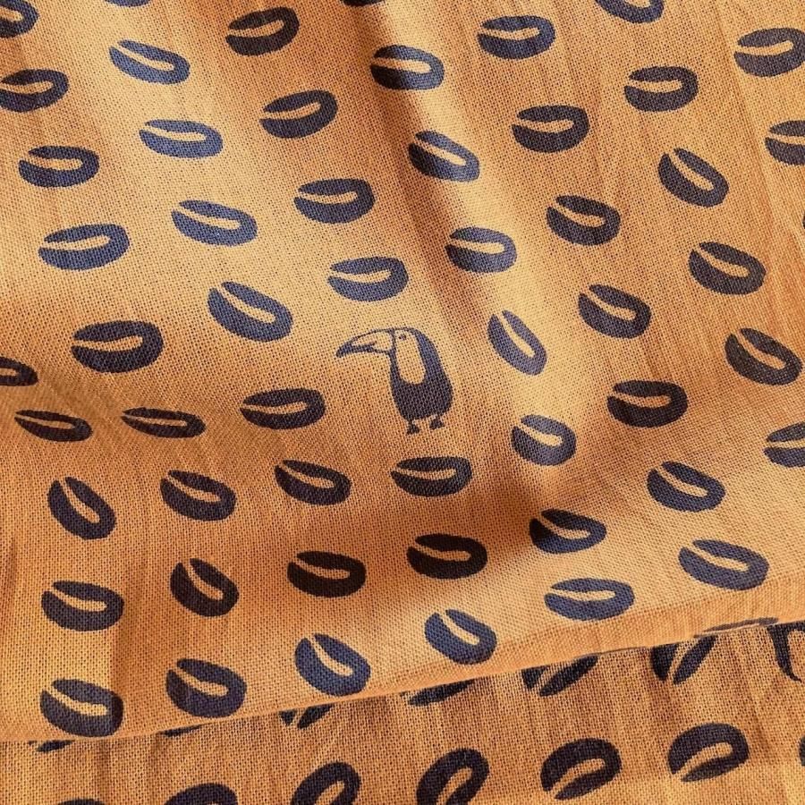 nugoo NEXT 手ぬぐい 珈琲豆ー楽園ー - 日本の美しい手仕事 和雑貨 翠