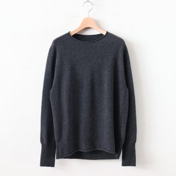 koton | コトン - ウールカシミヤ12G スロウピンショルダークルーネック #CHARCOAL GRAY [192-571]