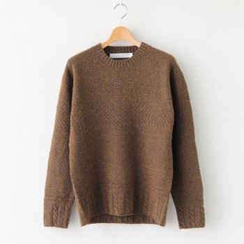 ASEEDONCLOUD | アシードンクラウド - MOGURAGUMI KNIT #KHAKI [KN-03-202802]