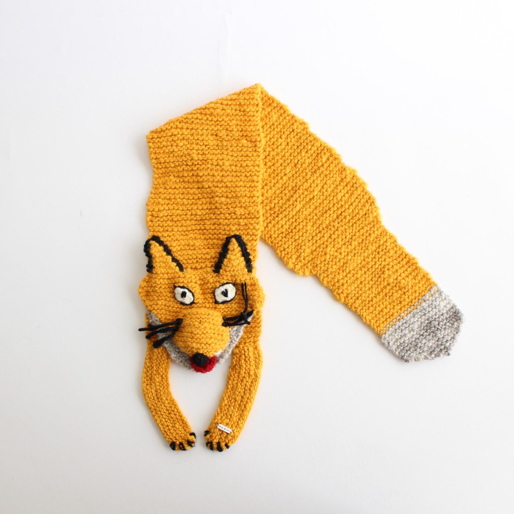 oldman's tailor r&d.m.co- / hand knit muffler (限定商品) #fox