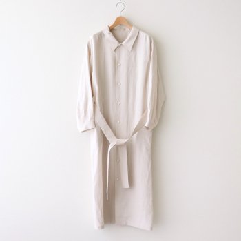 ASEEDONCLOUD | アシードンクラウド _ LINEN HW HERBALIST COAT #OFF WHITE [211306]