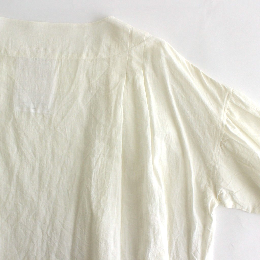 the last flower of the afternoon / 霞立つ朝 prayer pullover blouse #オフホワイト