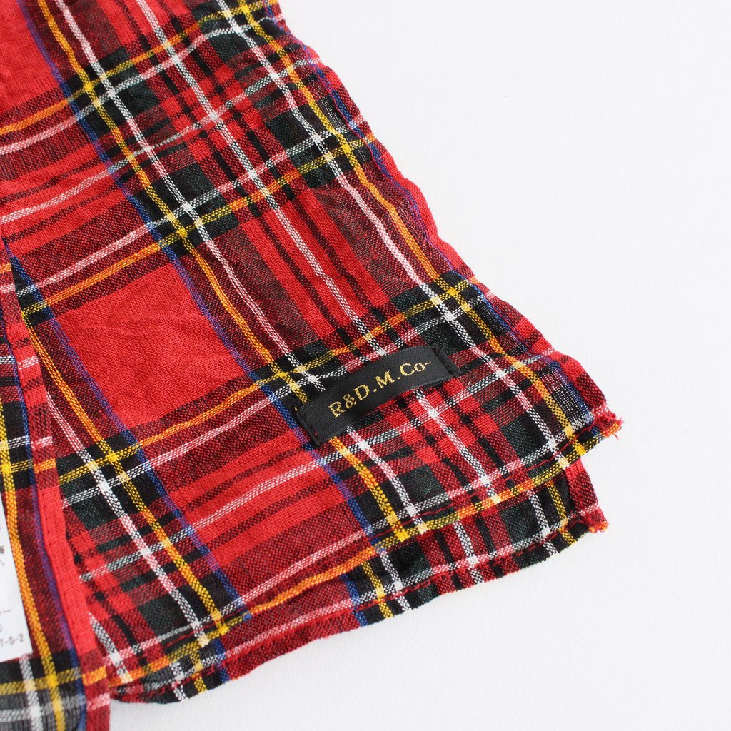 R&D.M.Co- OLDMAN'S TAILOR | オールドマンズテーラー _ LINEN TARTAN