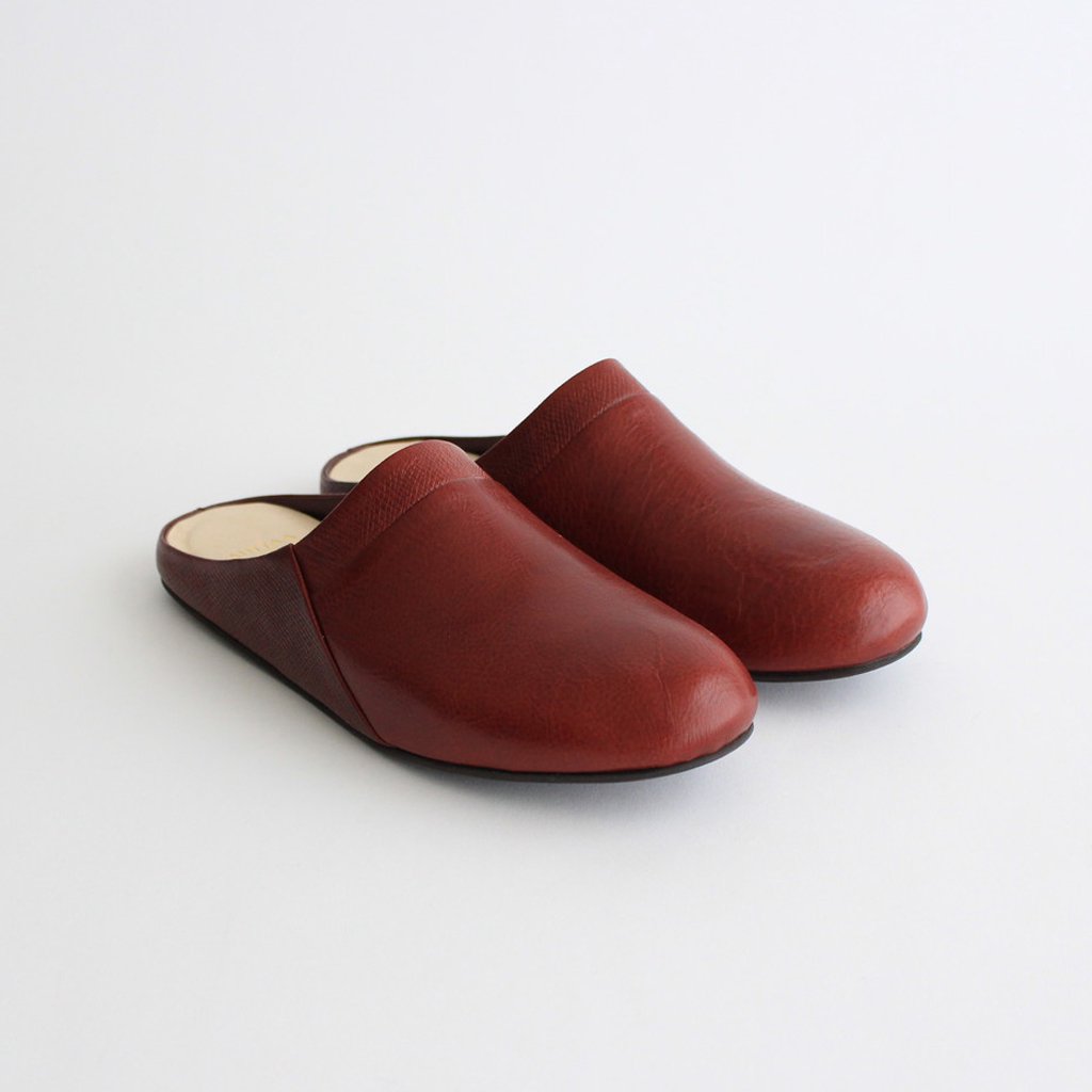 AUTTAA | アウッタ _ ROOM SHOES ?V NAPPA #WINE [AU-01-11-3]