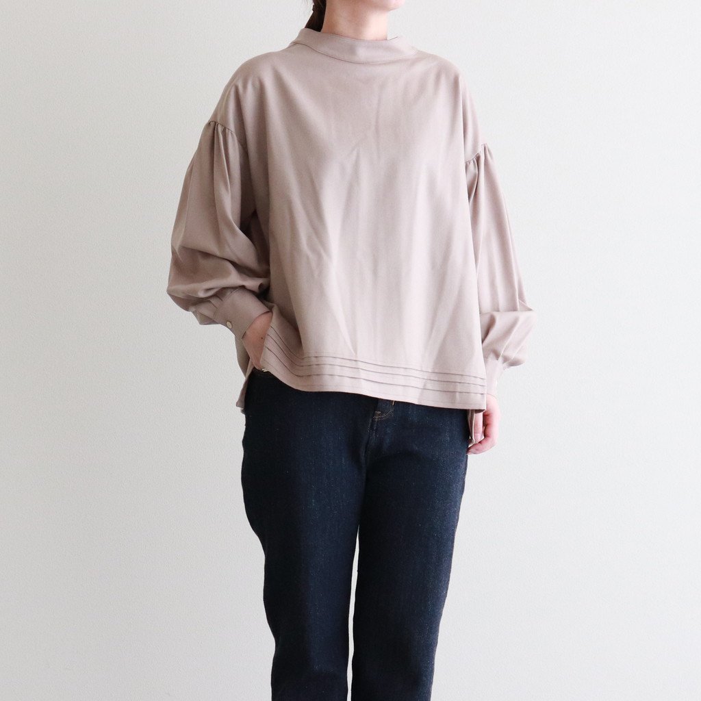 アイボリー×レッド ASEEDONCLOUD | Hyouryushi smock blouse (pink