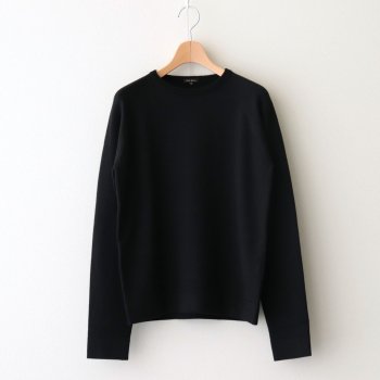 OLDMAN'S TAILOR R&D.M.Co- | オールドマンズテーラー _ C/CA ELBOW PATCH PULLOVER #BLACK [no.5717]