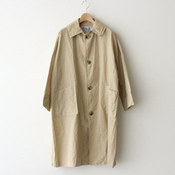 OLDMAN'S TAILOR R&D.M.Co- | オールドマンズテーラー _ GARMENT DYE UMBRELLA COAT #BEIGE [no.5673]