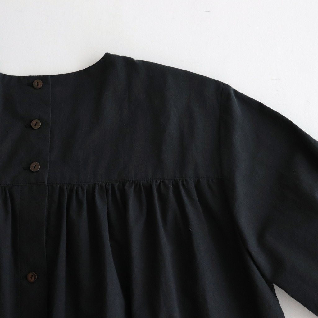 しづかな雨 TIERED DRESS #INK BLACK [TLF-123-OP003-SU] _ the last