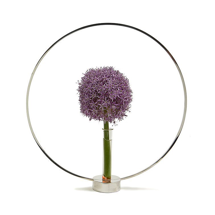 KLONG Gloria flower vase/silver