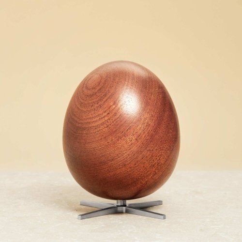 Egg figure（マホガニー / クローム）