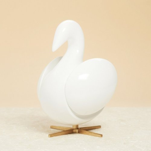 Swan figure（ホワイト / ブラス）
