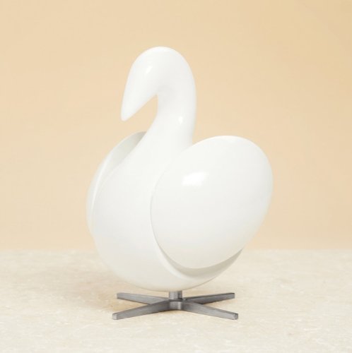 Swan figure（ホワイト / クローム）