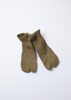 ROTOTO - Washi Tabi Pile Ankle Socks 