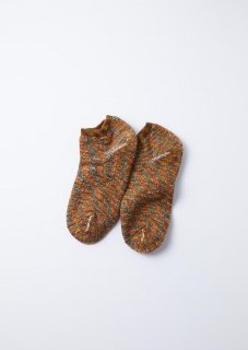 ROTOTO - Washi Pile Ankle Short Socks KASURI 