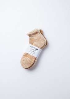 ROTOTO - Organic Daily 3 Pack Ankle Socks 