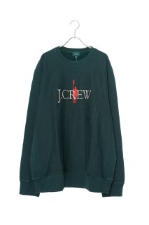 J.CREW - Heritage 14 oz Fleece Embroidered Oarsman Graphic Sweatshirt -