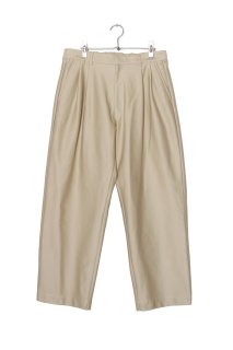 KANEMASA - Piece Dyeing Denim High Gauge Jersey Tuck Pants 