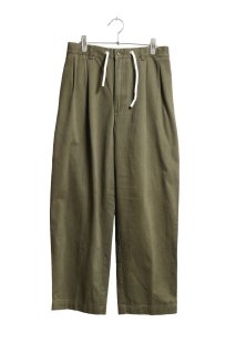 UPSIZED FIT - 2 Tuck Easy Wide Pants POLO CHINO ver. 