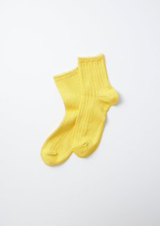 ROTOTO - Linen Cotton Ribbed Ankle Socks 