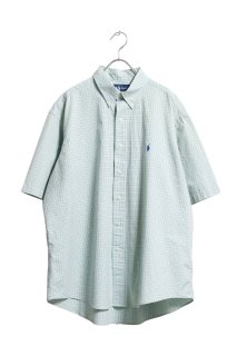 UPSIZED FIT - Half Sleeve Check B.D Shirt POLO RALPH LAUREN ver. 