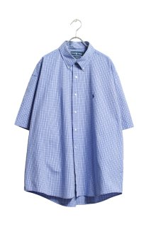 UPSIZED FIT - Half Sleeve Check B.D Shirt POLO RALPH LAUREN ver. 