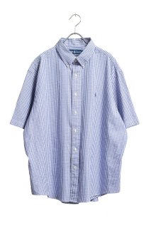 UPSIZED FIT - Half Sleeve Check B.D Shirt POLO RALPH LAUREN ver. 