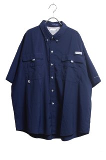 UPSIZED FIT - S/S Wide Nylon Shirt Columbia PFG ver. 