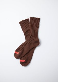 ROTOTO - CHUNKY RIBBED CREW SOCKS 