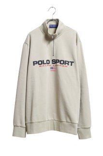 POLO SPORT - Half Zip Logo Sweatshirt -