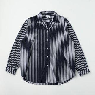KANEMASA PHIL. - 46G Atmosphere Stripe Open Collar Shirt 