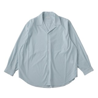KANEMASA PHIL. - 46G Atmosphere Stripe Open Collar Shirt 