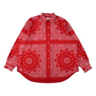 KANEMASA PHIL. - 46G Atmosphere PHIL. Bandana Print Shirt 