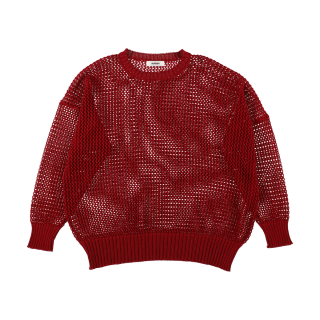 sulvam - Mesh Pullover Knit 