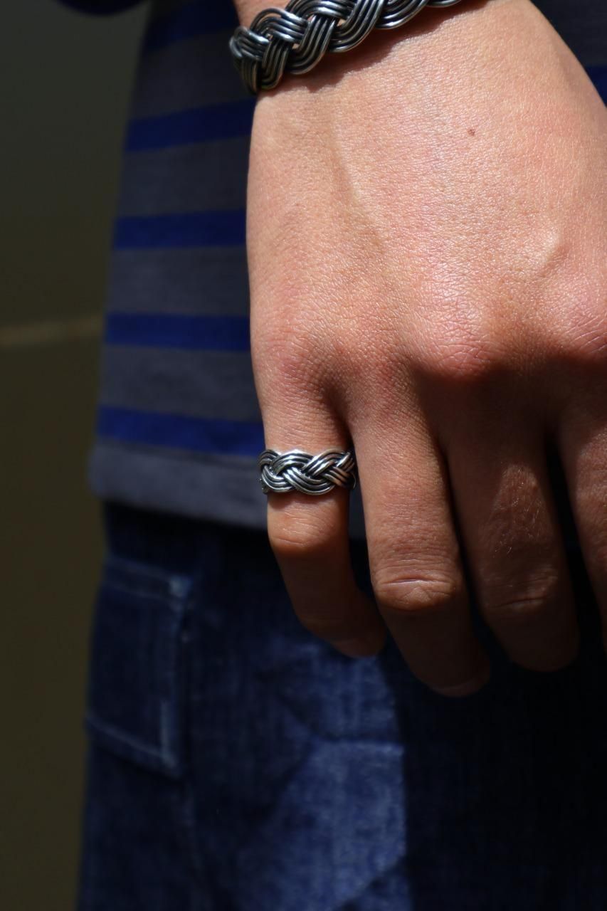 【最安】Henry Mariano - Braided Ring - 最安】Henry Mariano - Braided Ring - Navajo Henry Mariano スタンプ