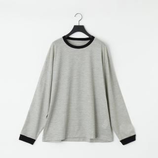 KANEMASA PHIL. - 36G Wool Stripe L/S Tee 