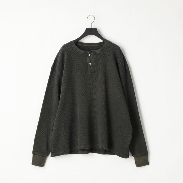 KANEMASA PHIL. - 18G Garment Dye Waffle 