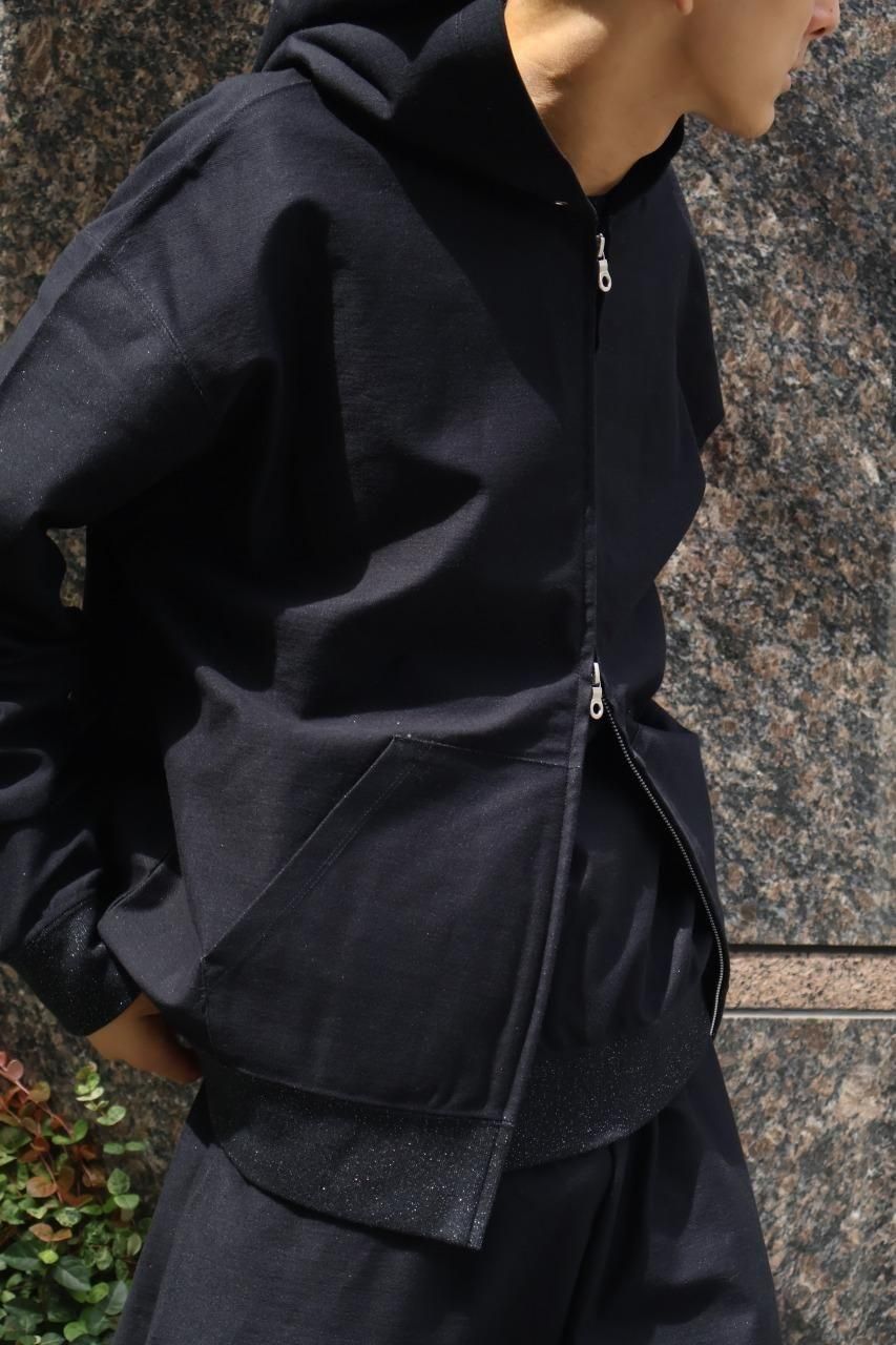 KANEMASA PHIL. - 36G Glittery Zip Hoodie 