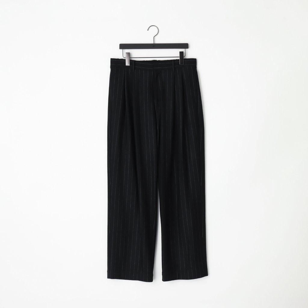 KANEMASA PHIL. - 36G Wool Stripe Trouser -