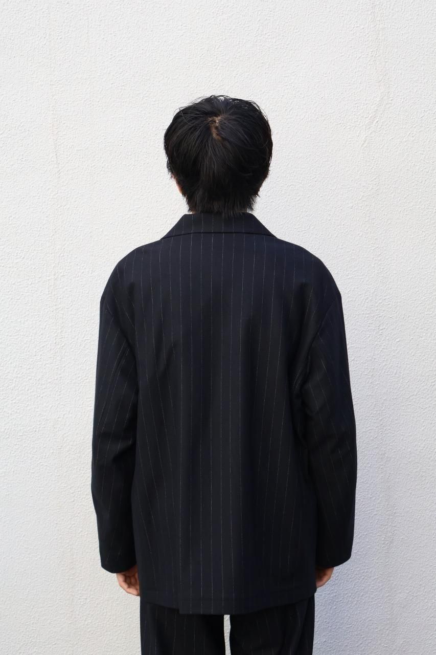 KANEMASA PHIL. - 36G Wool Stripe Double Jacket -