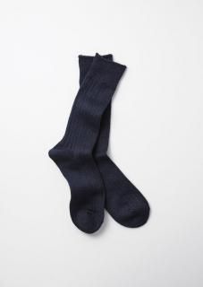 ROTOTO - Linen Cotton Ribbed Crew Socks 