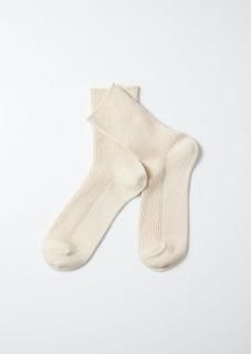 ROTOTO - Washi / Recycled Rib Crew Socks 