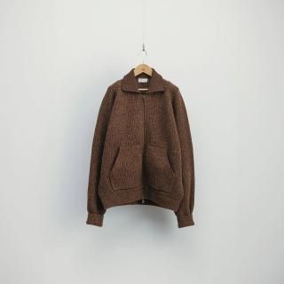 satou - Melange Knit Blouson 