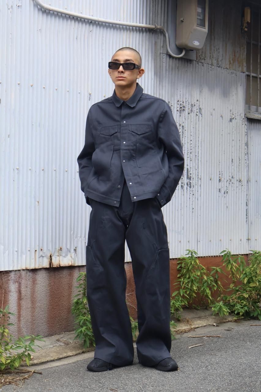 OPPOSE DUALITY - 8 Pocket Panel Wide Denim Trousers 